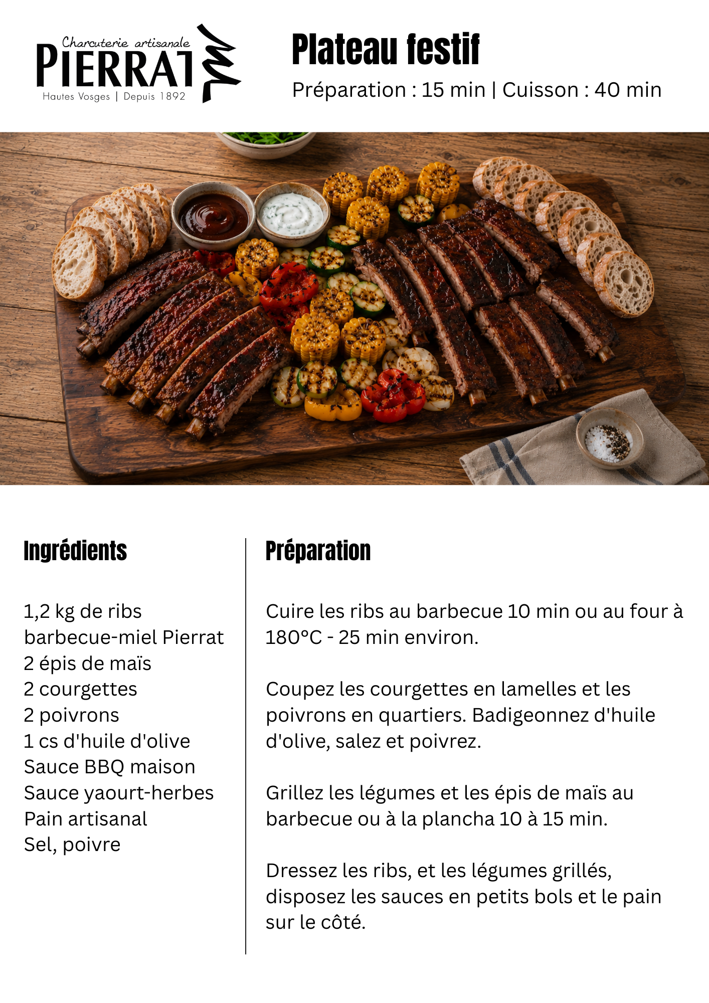 Plateau festif