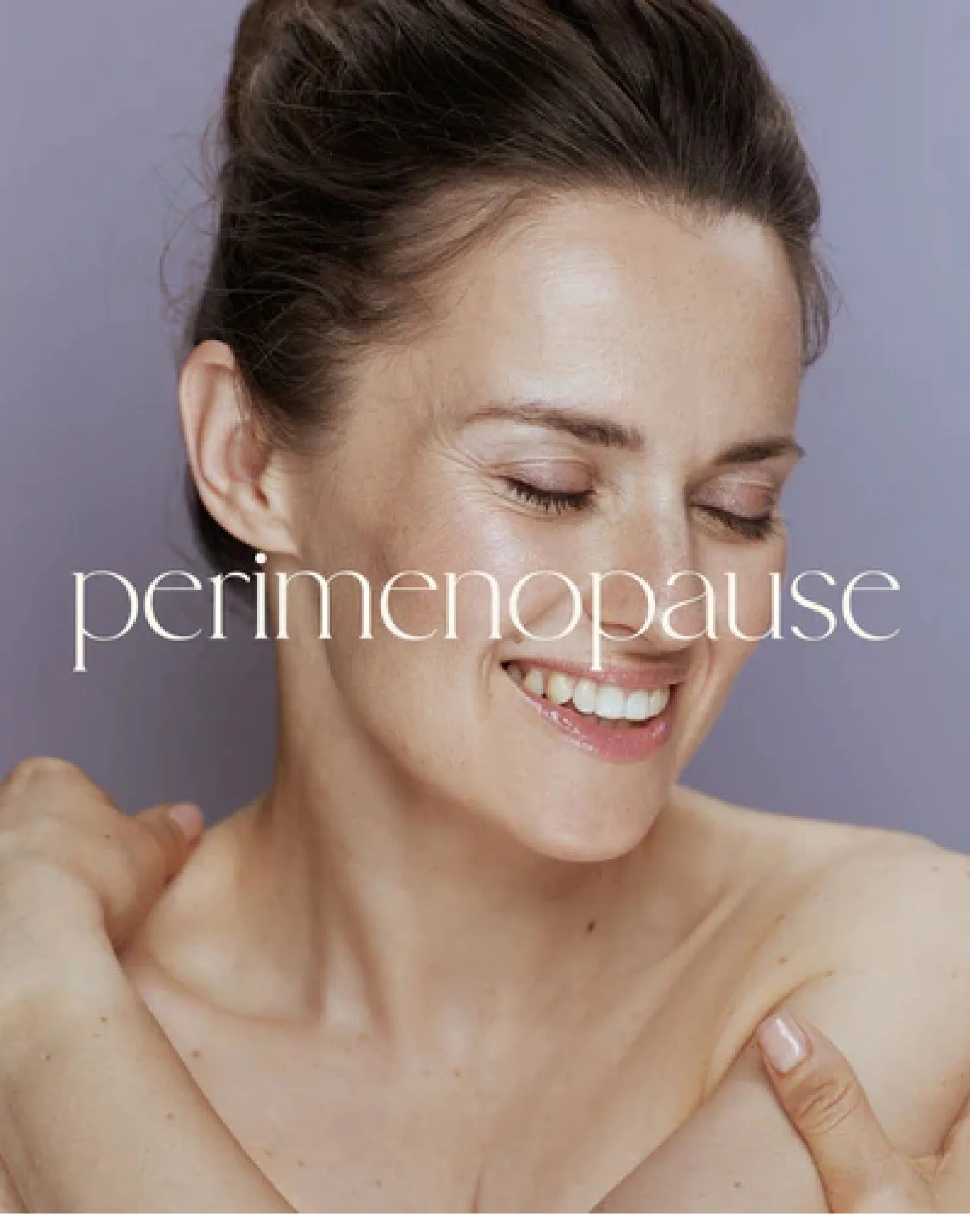 Oria Skin campaign image for the perimenopause feature in The Oria Times
