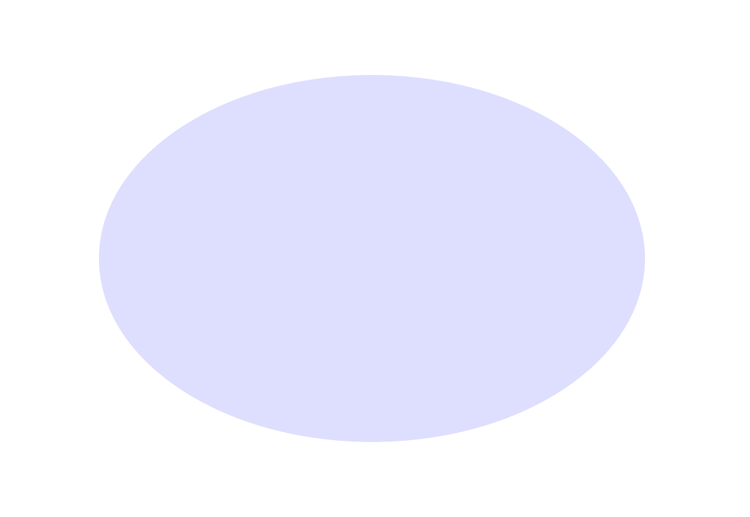 Musta tausta ja violetti, soikea muoto keskellä kuvaa.