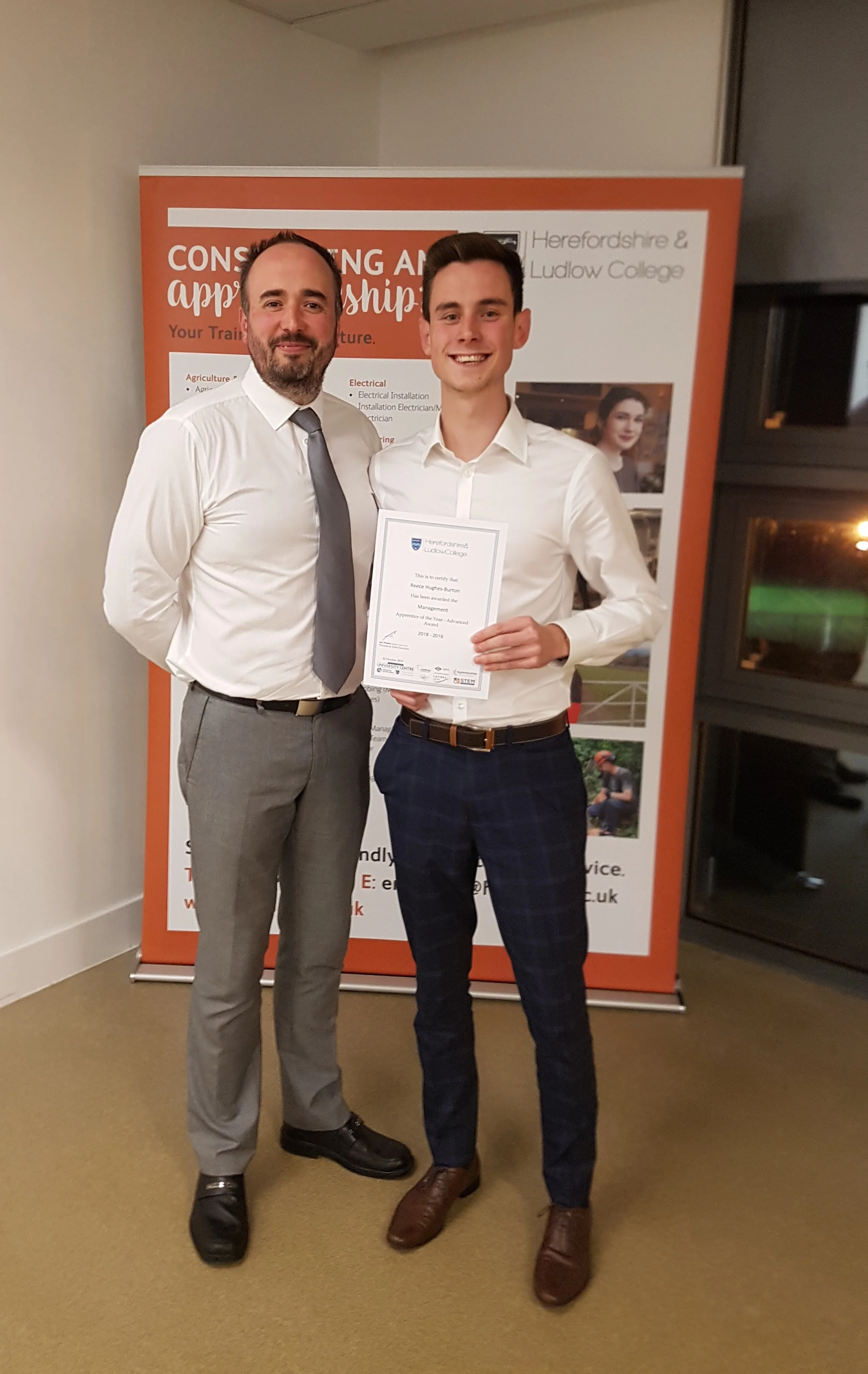 Reece takes home apprentice award