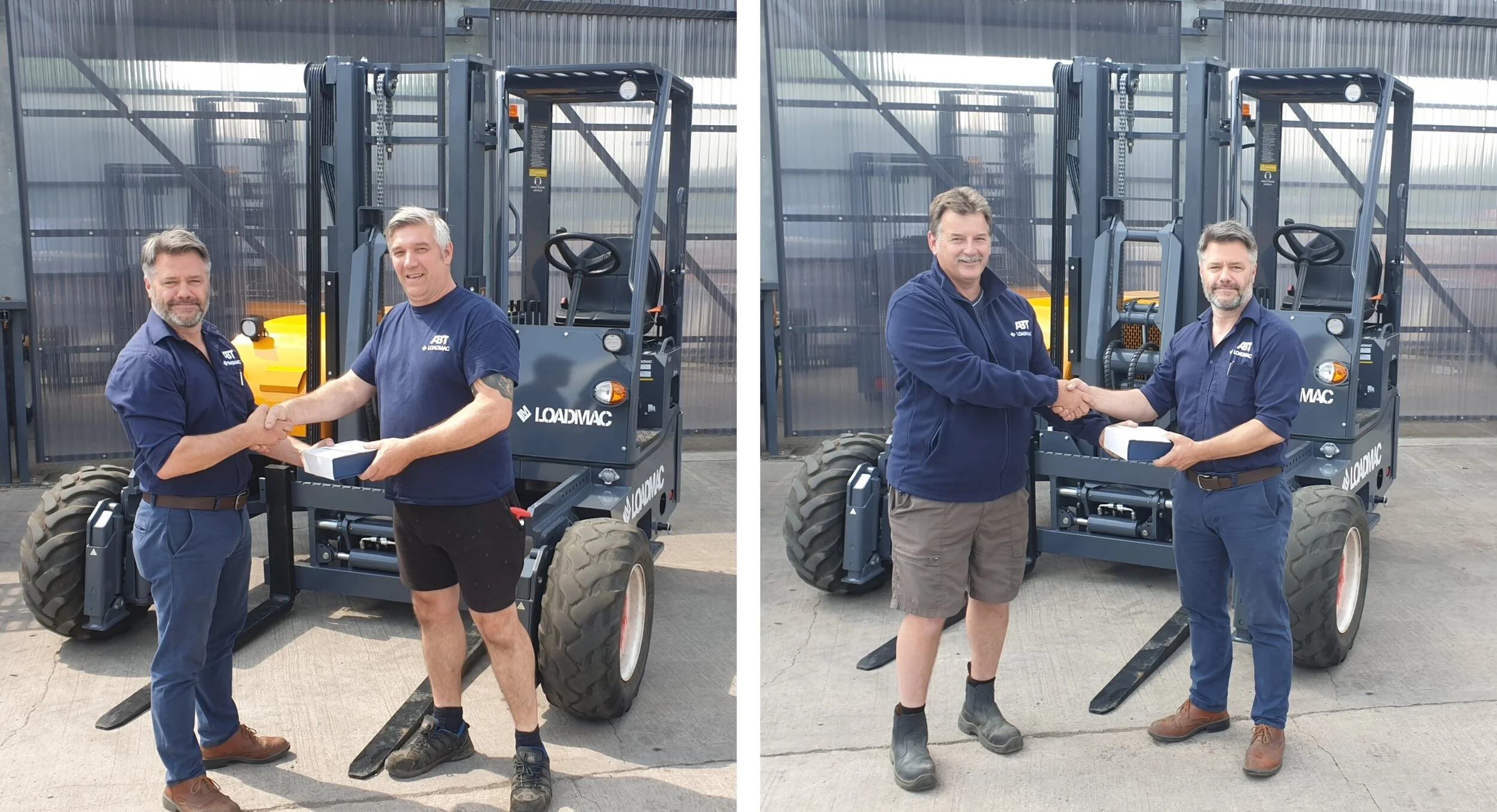 Simon and Lee celebrate 25 years with the business