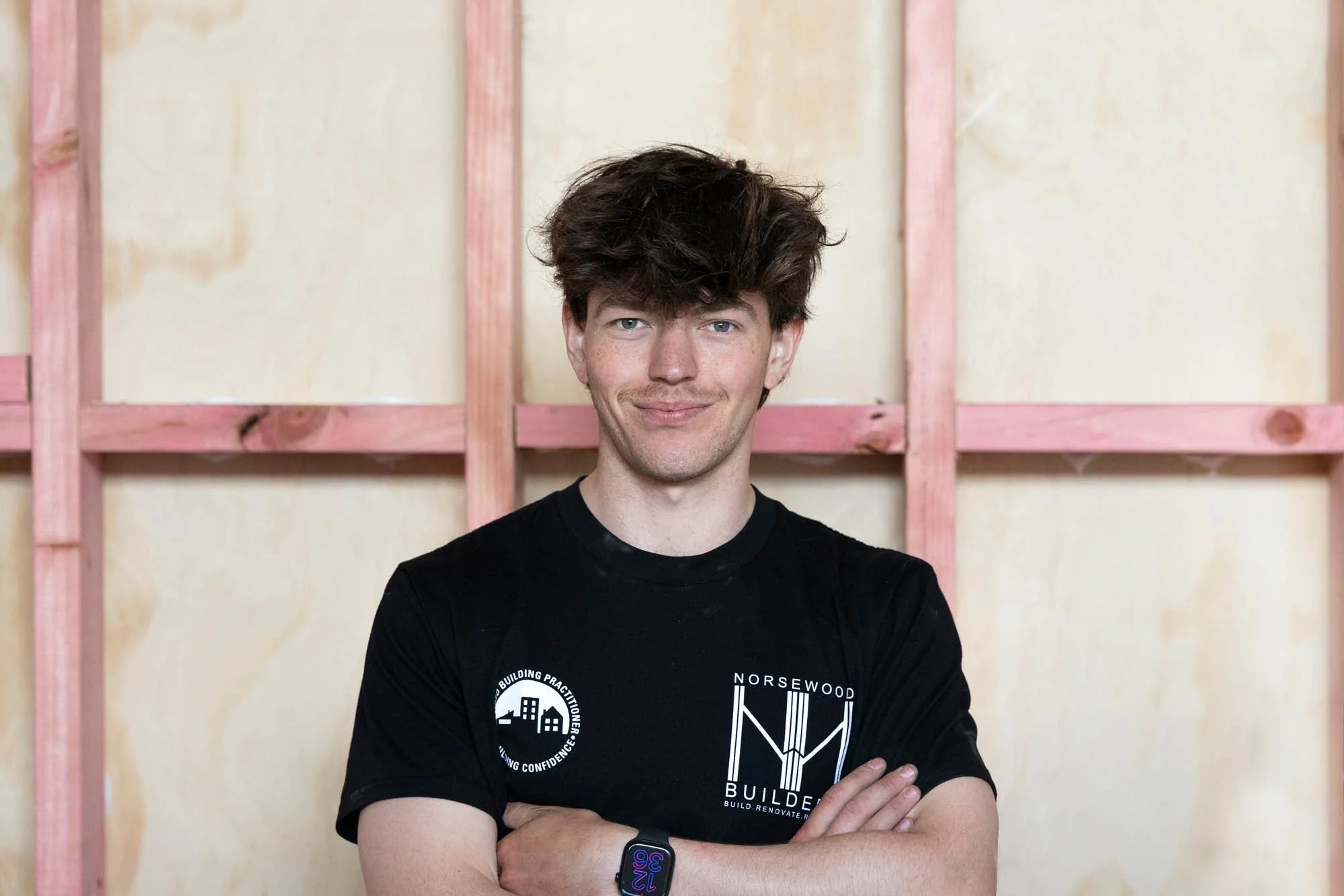 Headshot of Bradley Law, qualified builder at Norsewood Builders