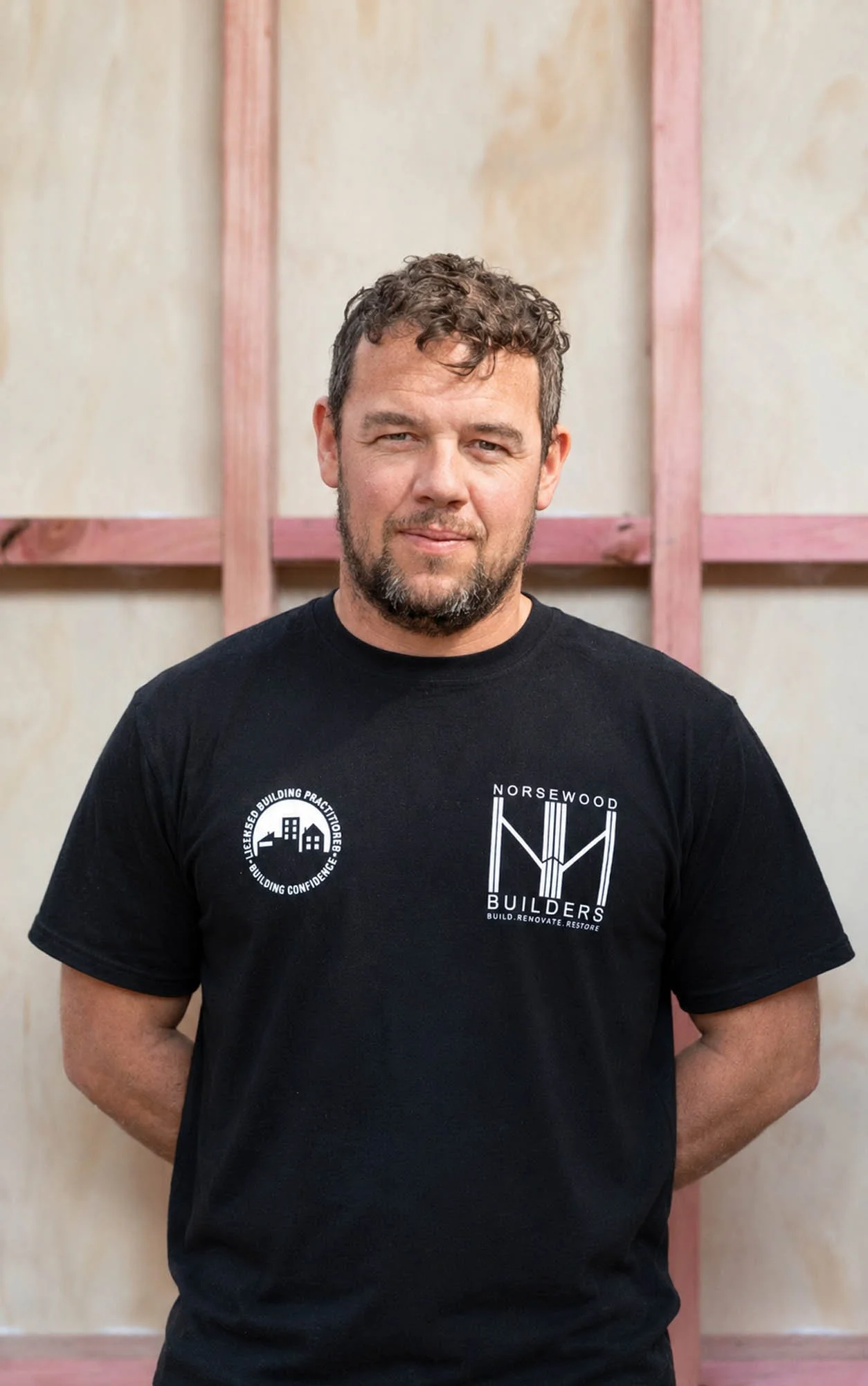 Headshot of Danny, contracted qualified builder at Norsewood Builders