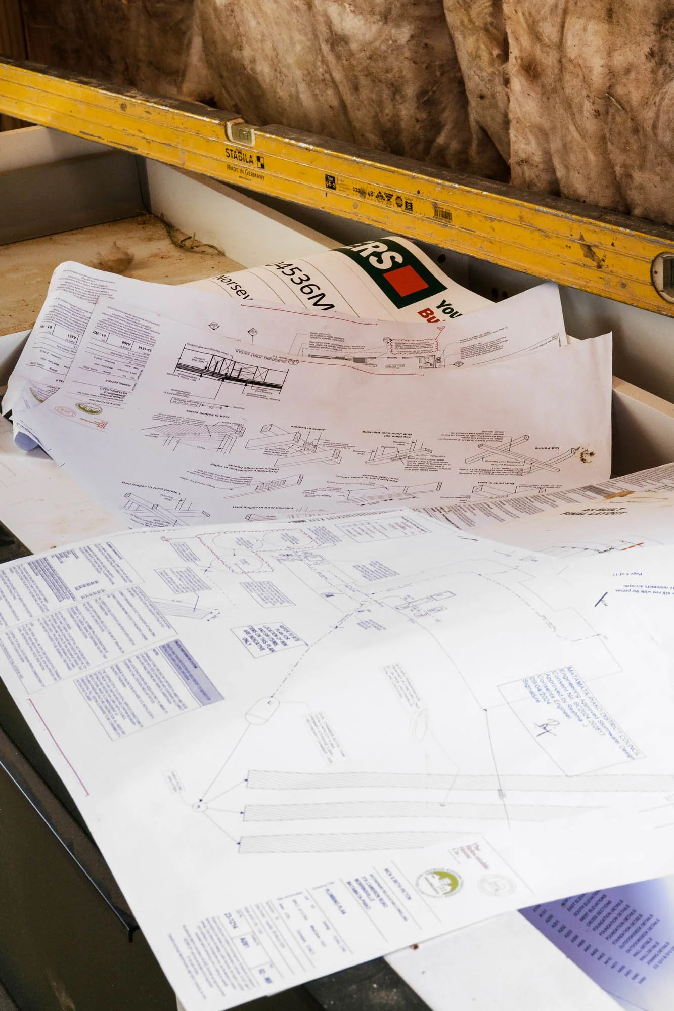 Residential construction plans and project documentation prepared by Norsewood Builders for a heritage bungalow in Morrinsville
