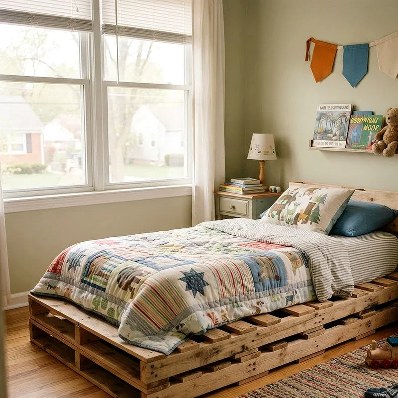 DIY Pallet Bed Frame Ideas