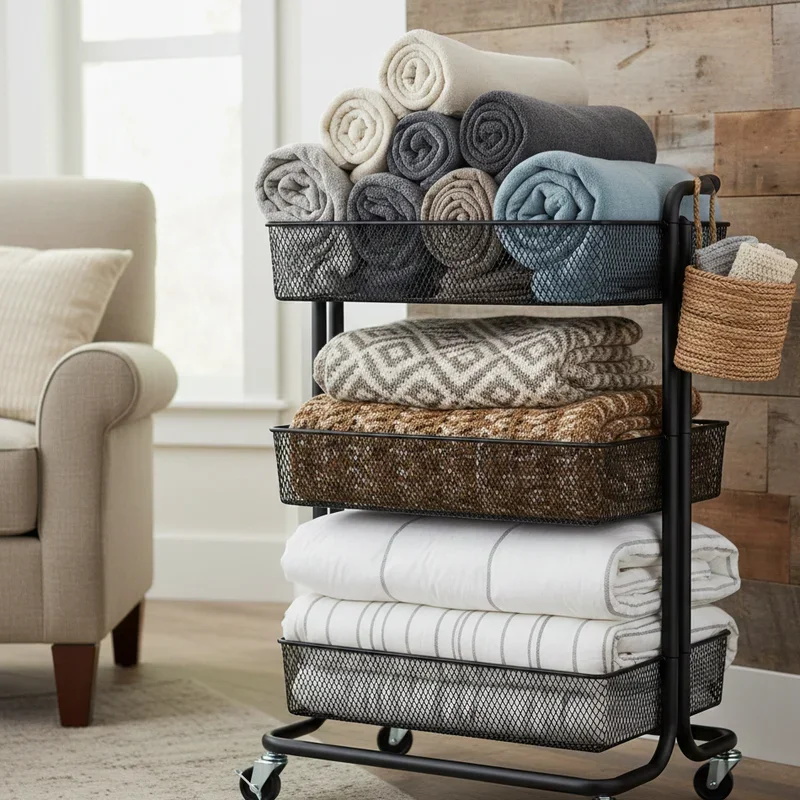 Blanket Storage Ideas