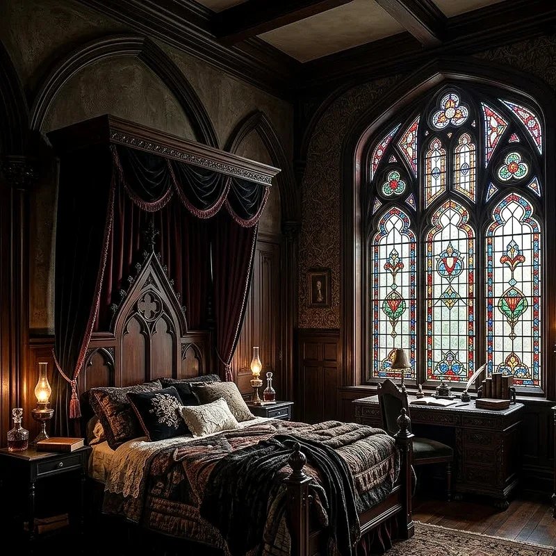 Victorian Gothic Bedroom Ideas