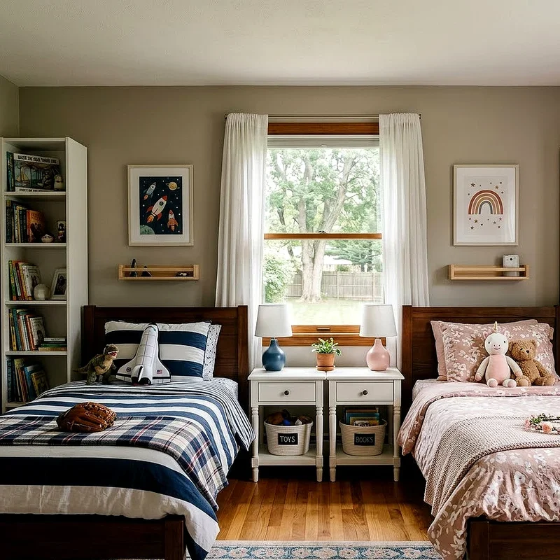 Boy and Girl Shared Bedroom Ideas