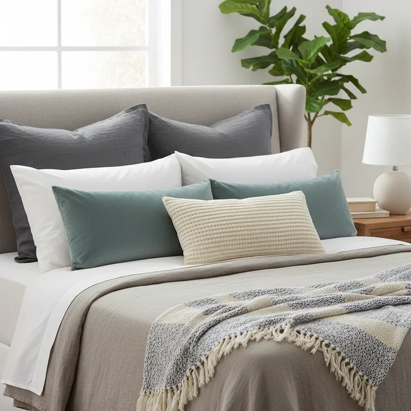 15 Bed Pillow Arrangement Ideas for a Polished Bedroom Look