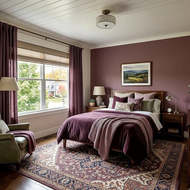 Plum Bedroom Ideas