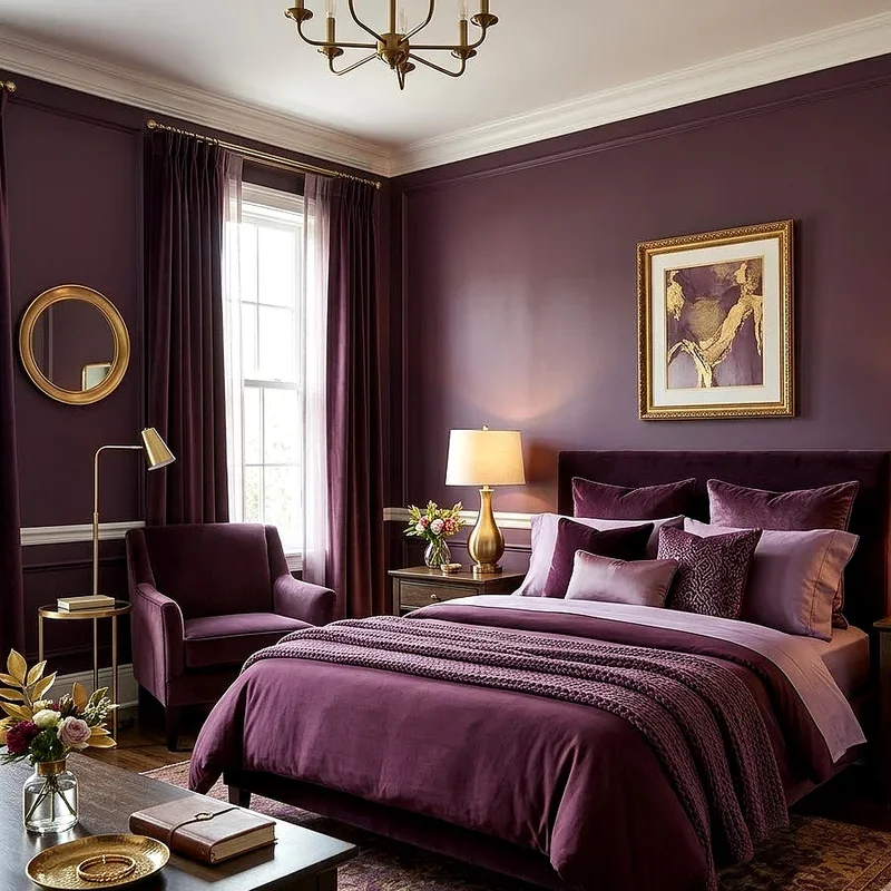 Plum Bedroom Ideas