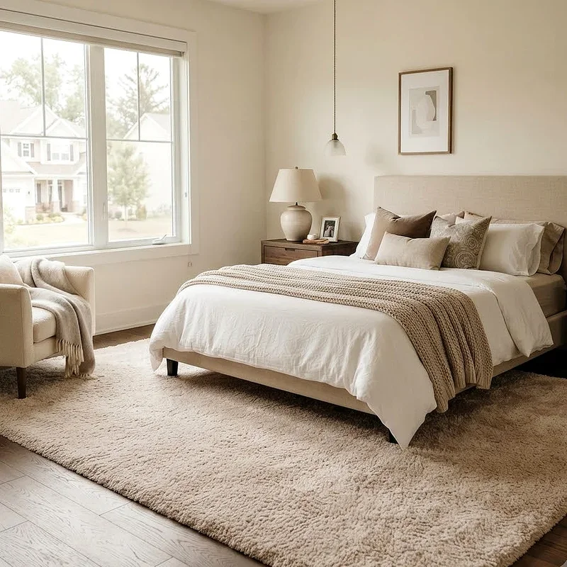 Neutral Bedroom Carpet Ideas