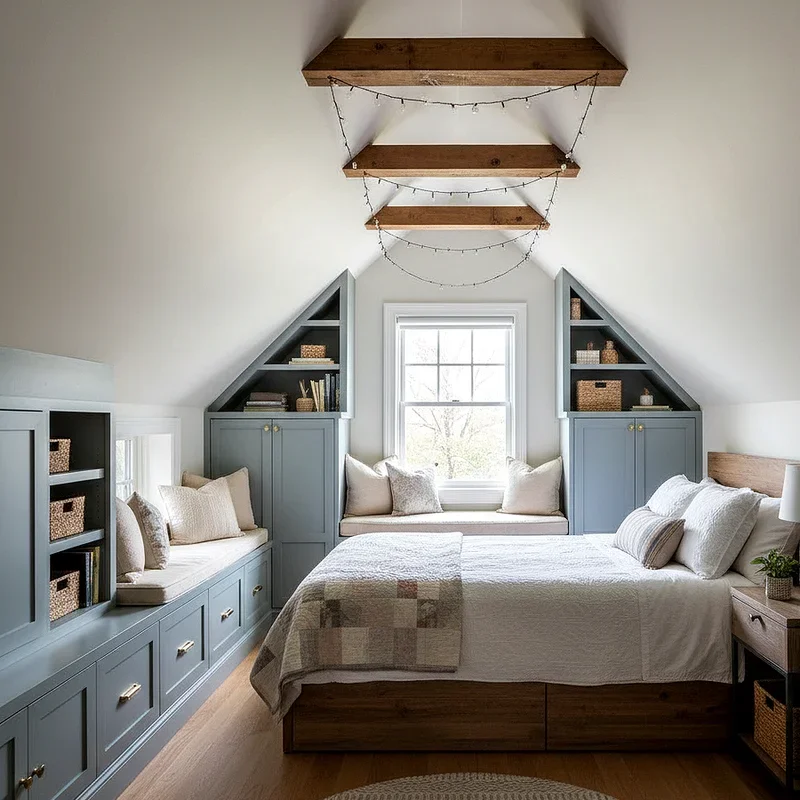 Small Attic Bedroom Ideas