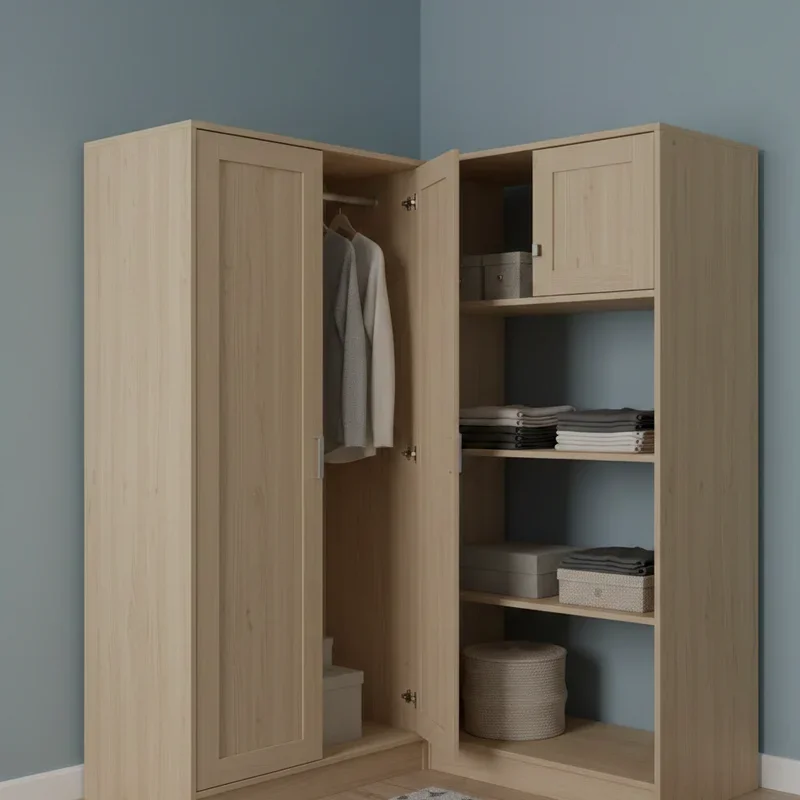 Corner Wardrobe Ideas for Small Bedroom