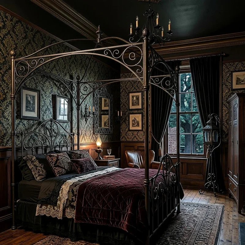 Victorian Gothic Bedroom Ideas