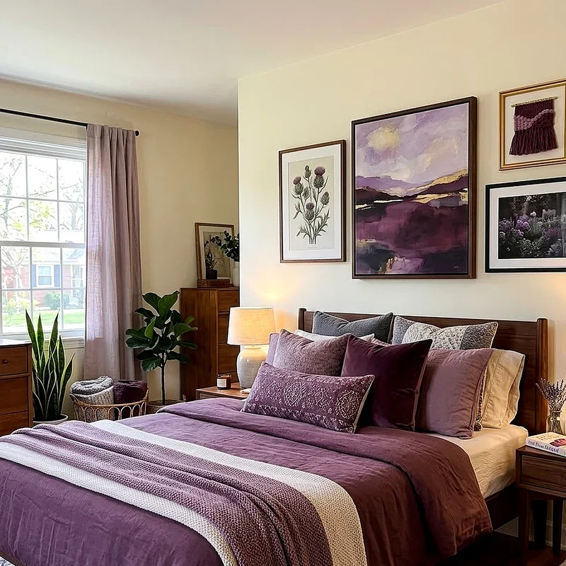 Plum Bedroom Ideas