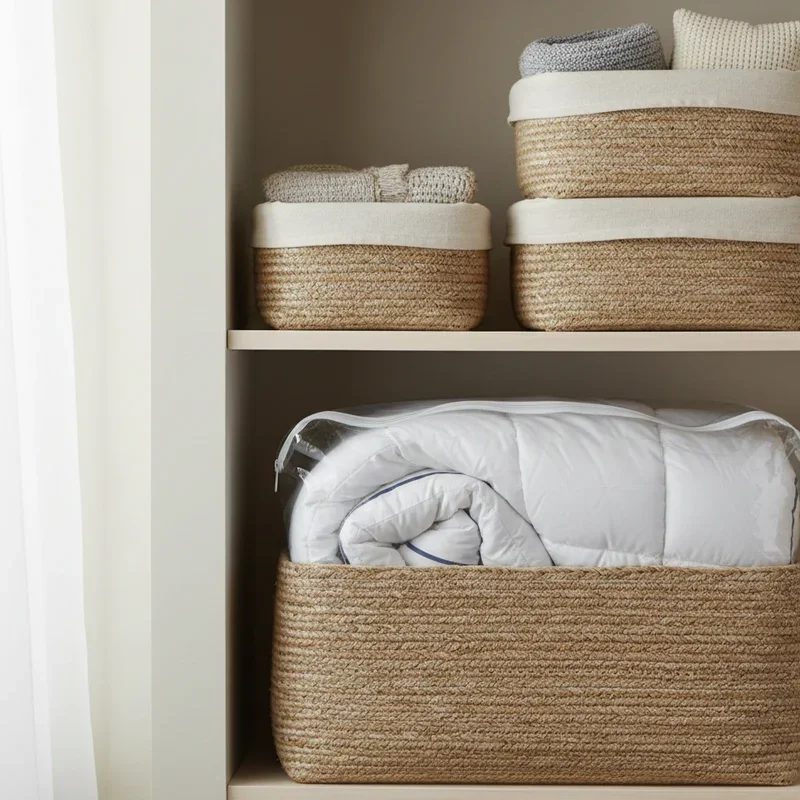 Comforter Storage Ideas