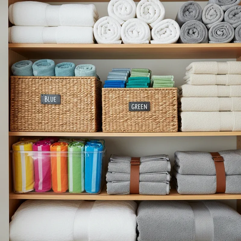 Linen Closet Organization Ideas