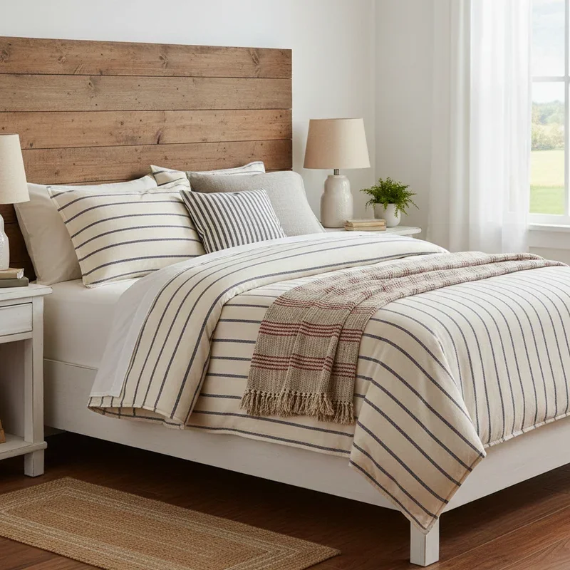 Farmhouse Bedding Ideas