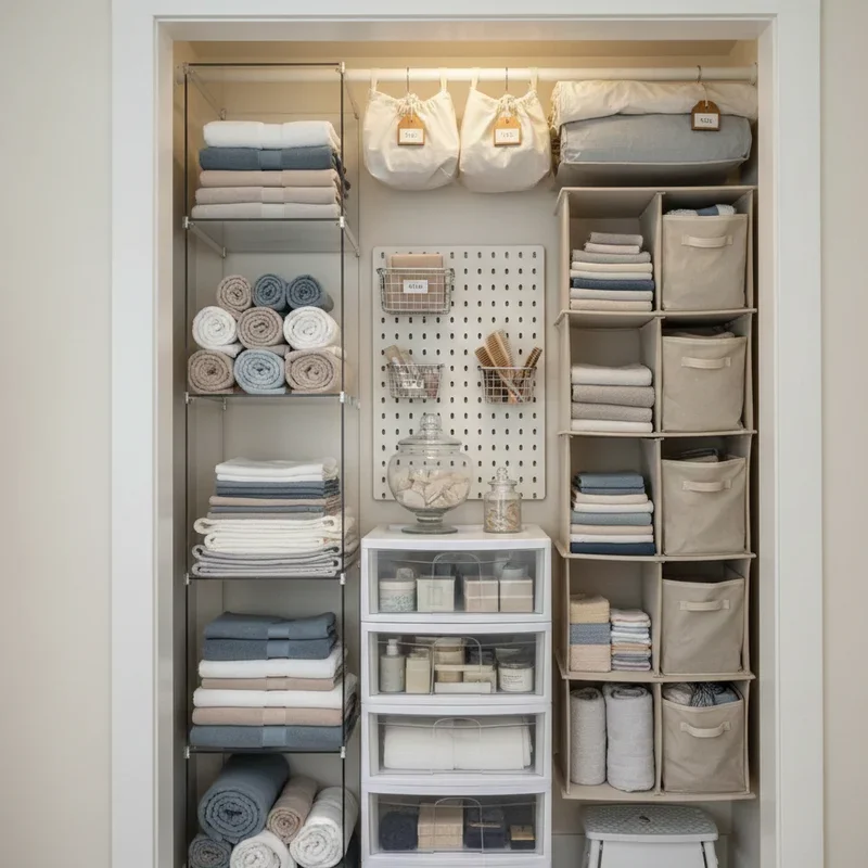 Linen Closet Organization Ideas