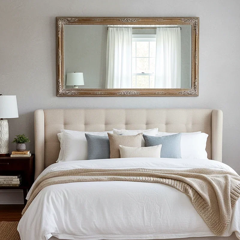 Mirror Above Bed Ideas