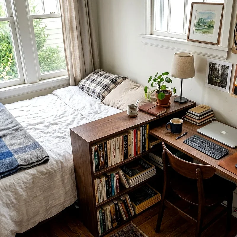 Desk Next to Bed Ideas