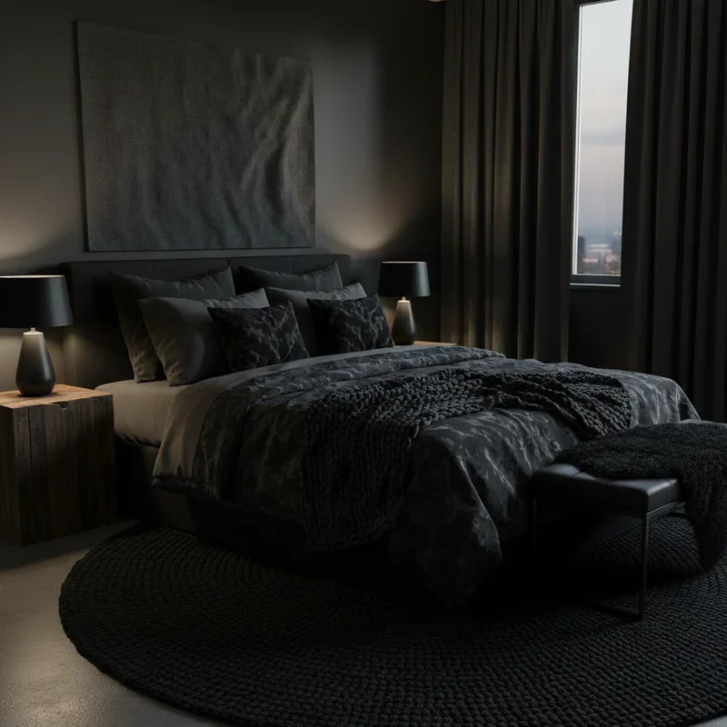 Black Bedroom Ideas