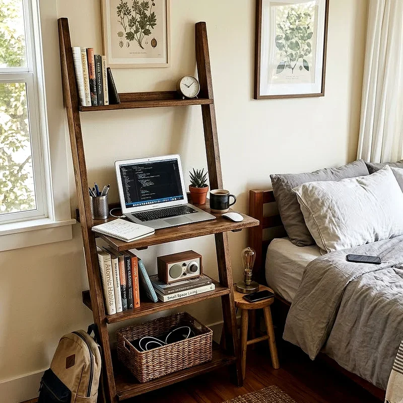 Desk Next to Bed Ideas