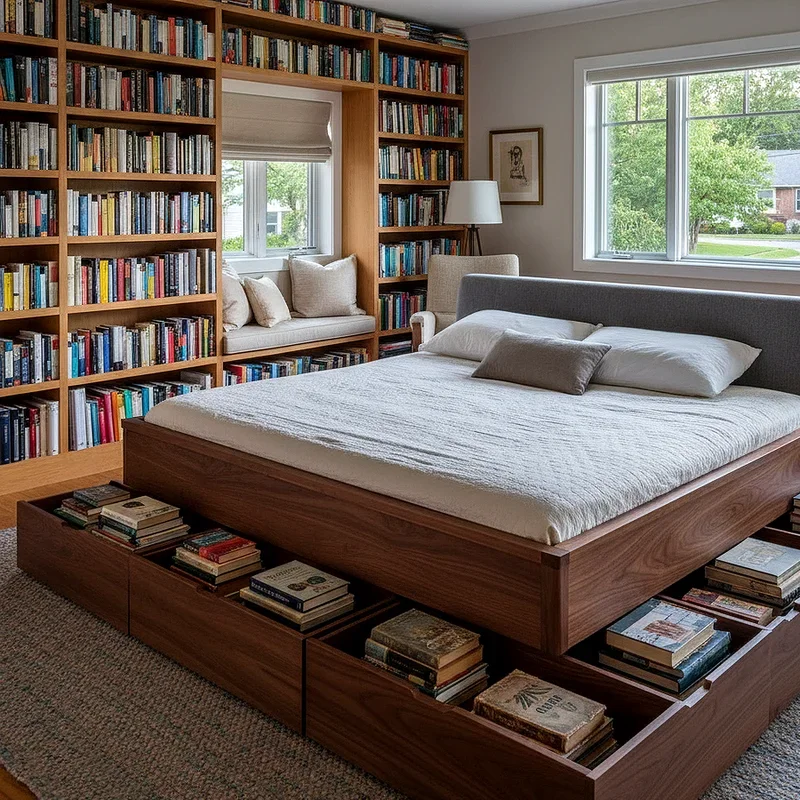 Library Bedroom Ideas