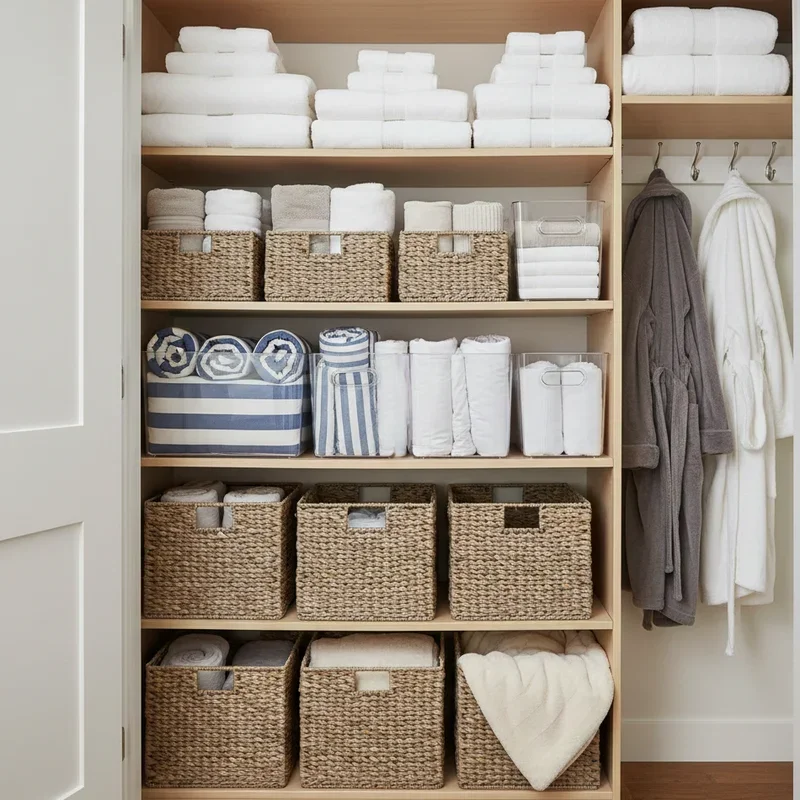 15 Linen Closet Organization Ideas to Maximize Storage
