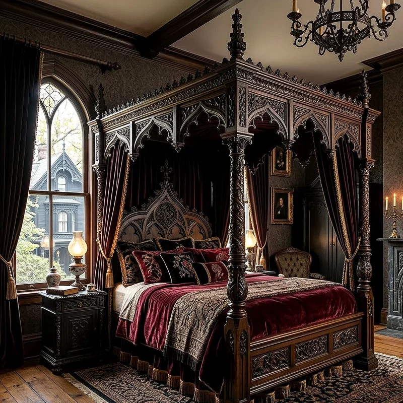 Victorian Gothic Bedroom Ideas
