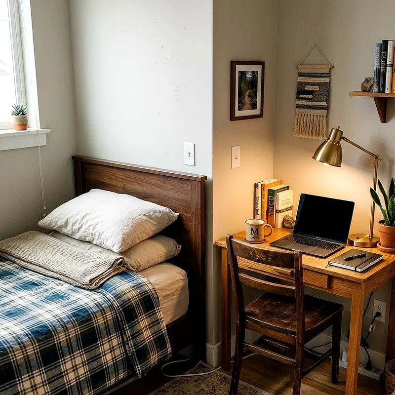 Desk Next to Bed Ideas