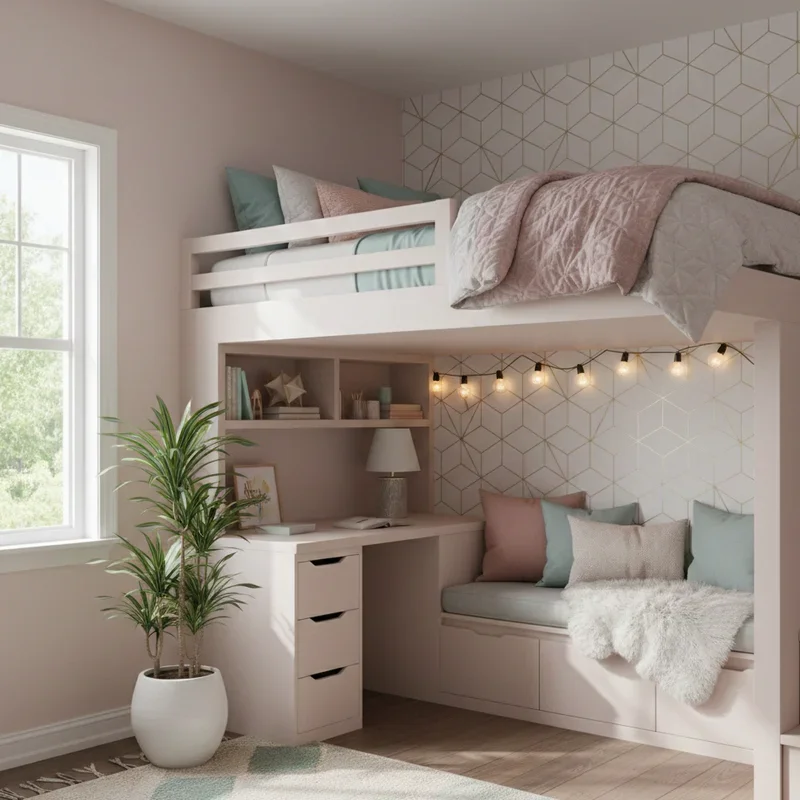 Girl Loft Bed Ideas