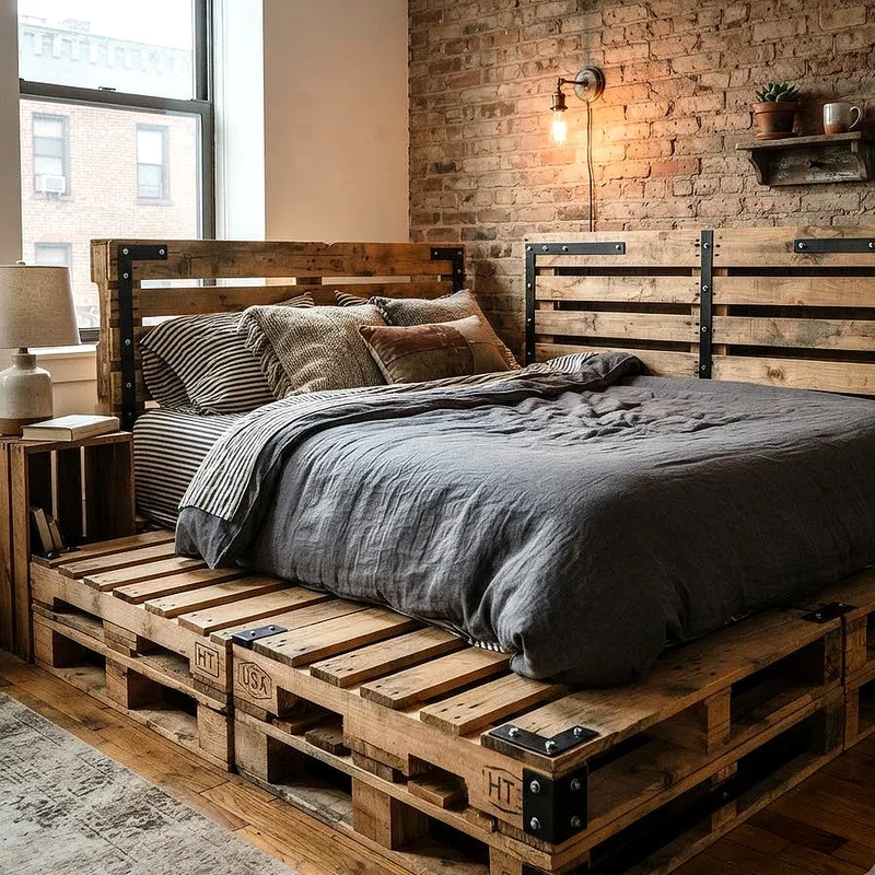 DIY Pallet Bed Frame Ideas
