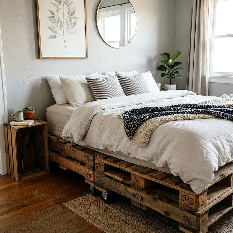 DIY Pallet Bed Frame Ideas