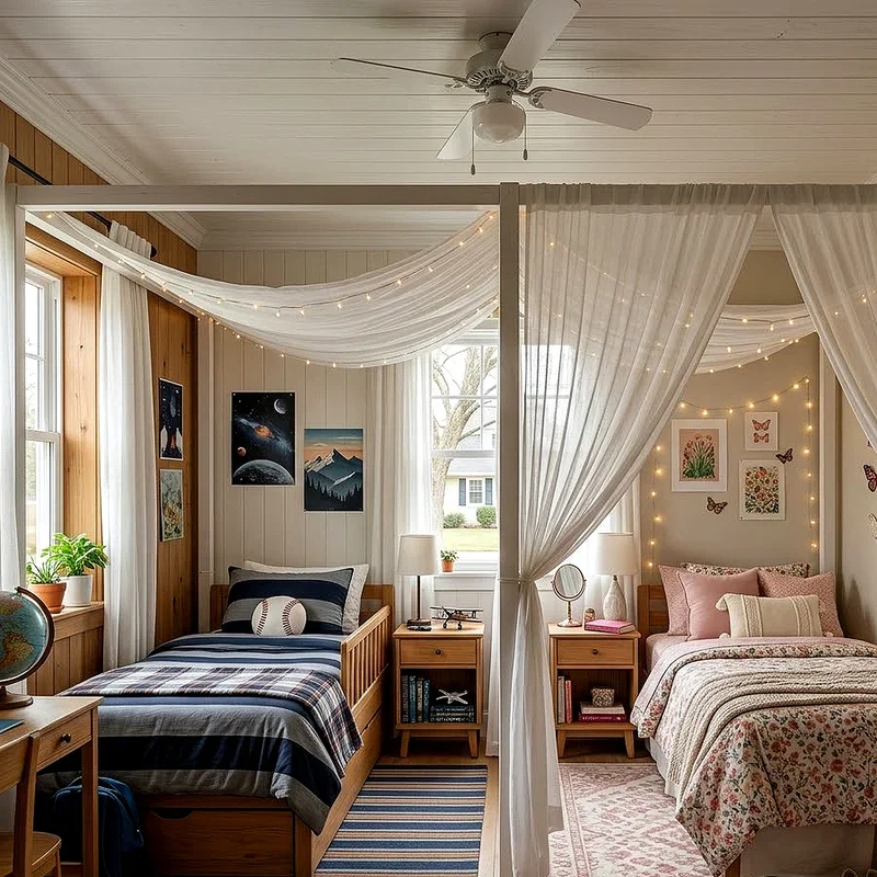 Boy and Girl Shared Bedroom Ideas