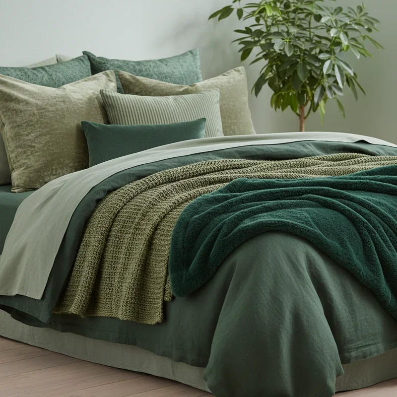 Green Bedding Ideas