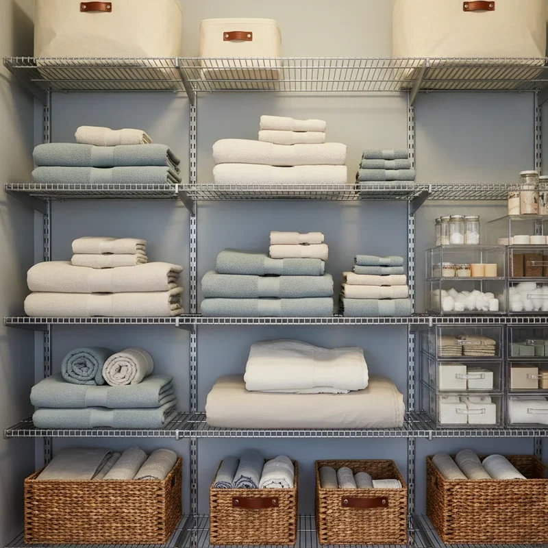 Linen Closet Organization Ideas