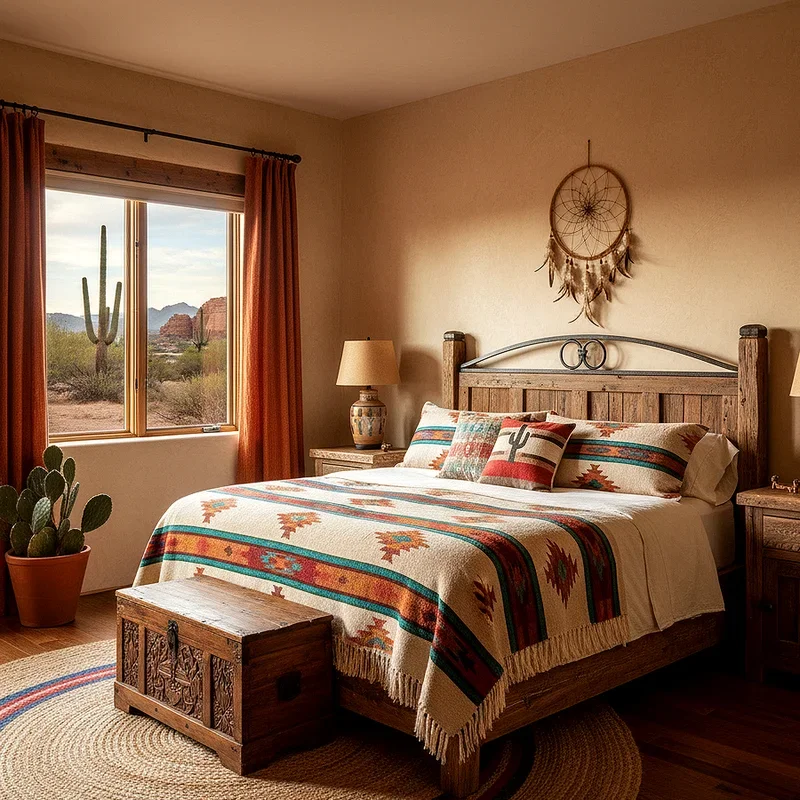 15 Southwestern Bedroom Ideas for Warm Rustic Style
