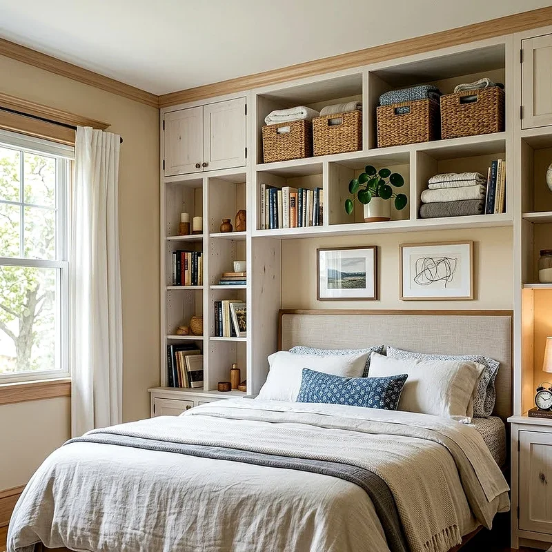15 Over Bed Storage Ideas to Maximize Your Bedroom Space