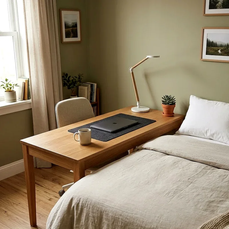 Desk Next to Bed Ideas