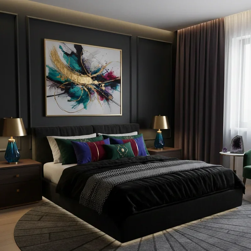 Black Bedroom Ideas
