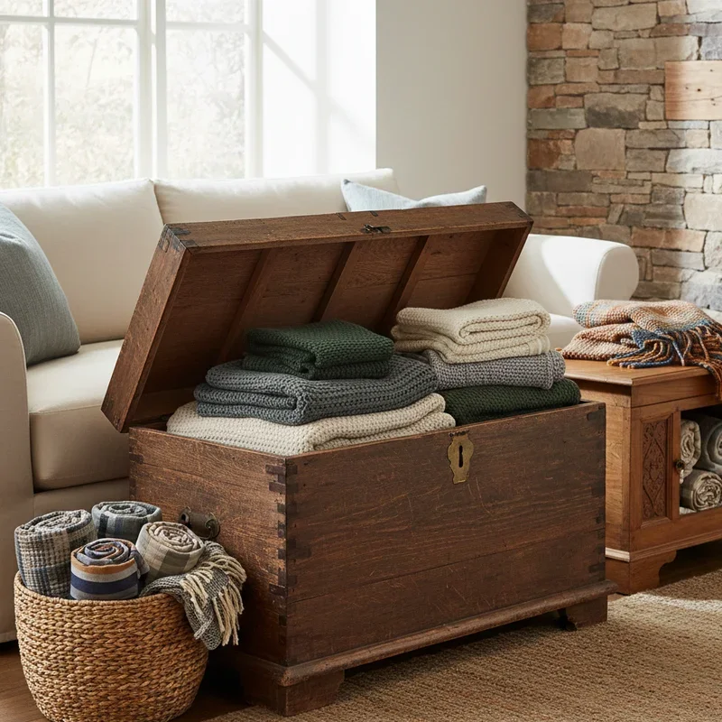 Blanket Storage Ideas