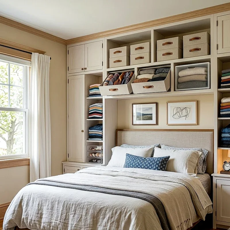 Over Bed Storage Ideas