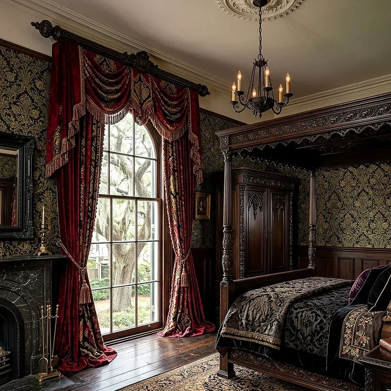 Victorian Gothic Bedroom Ideas