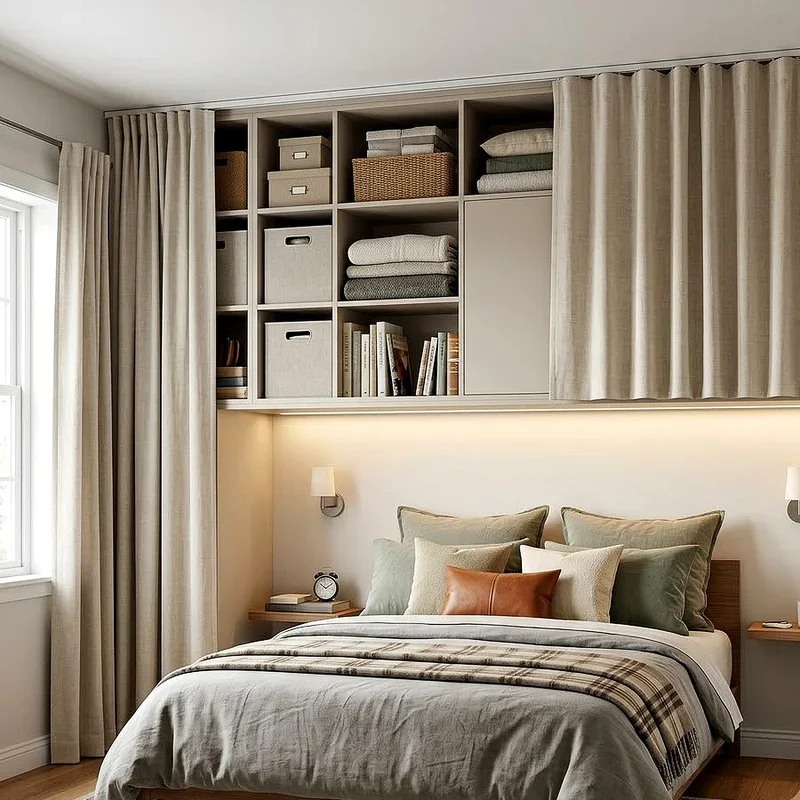 Over Bed Storage Ideas