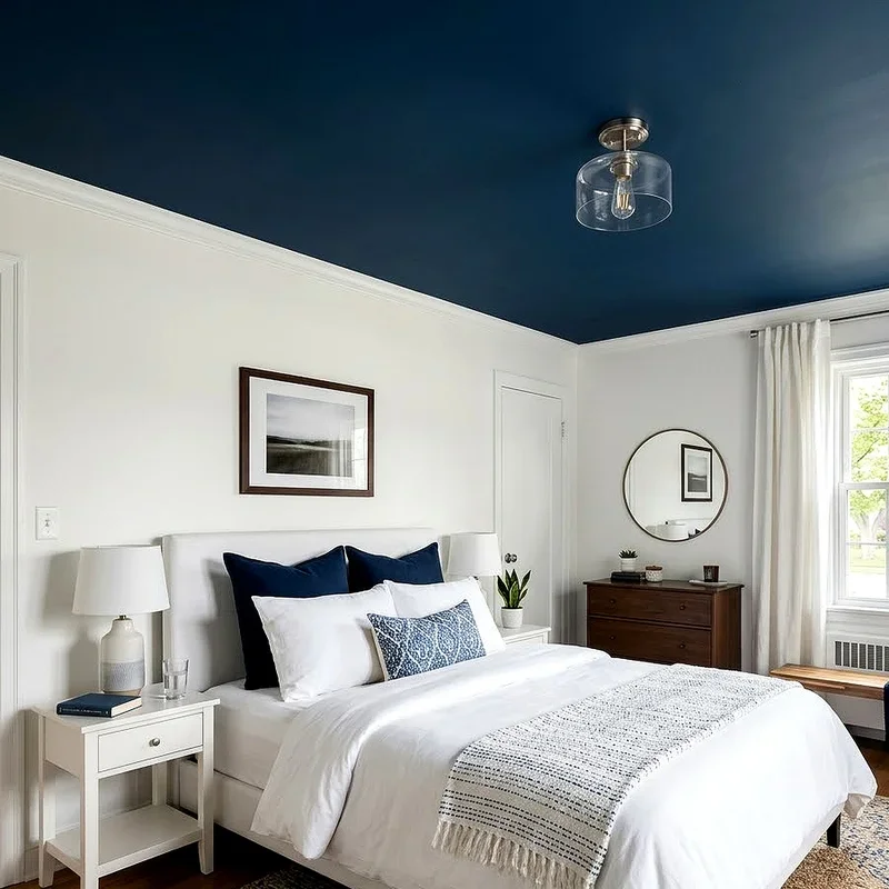 Modern Blue and White Bedroom Ideas