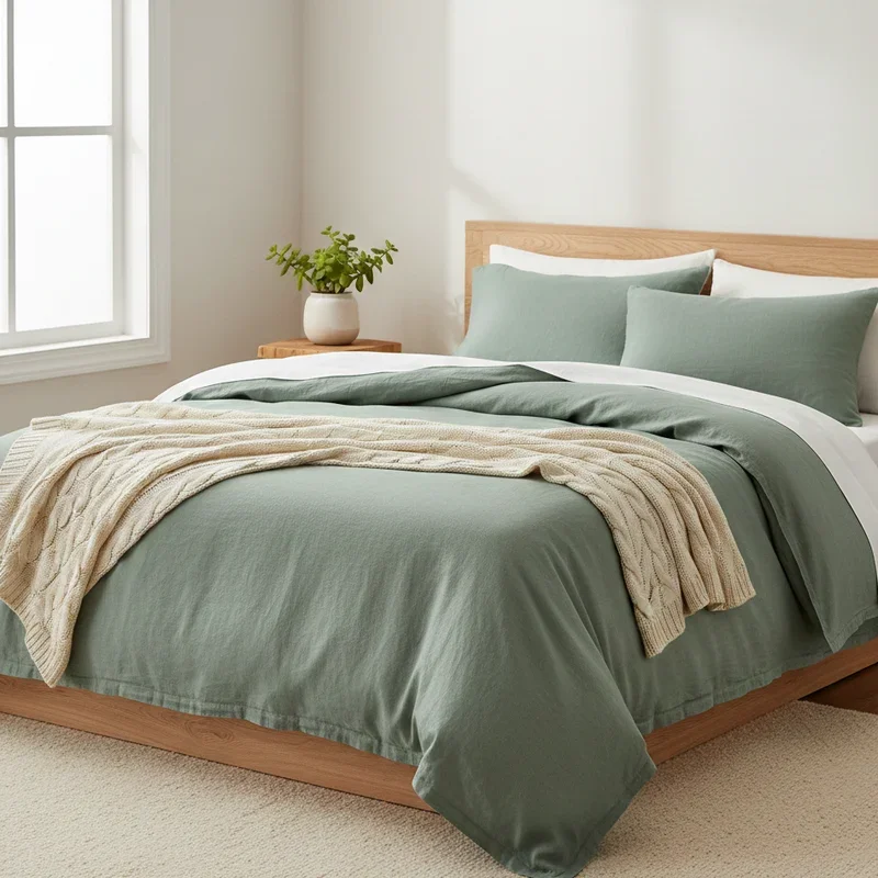 15 Sage Green Bedding Ideas for a Calm Cozy Bedroom