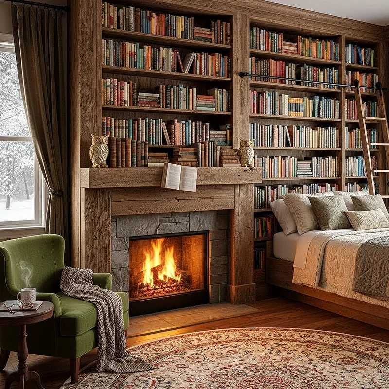 Library Bedroom Ideas