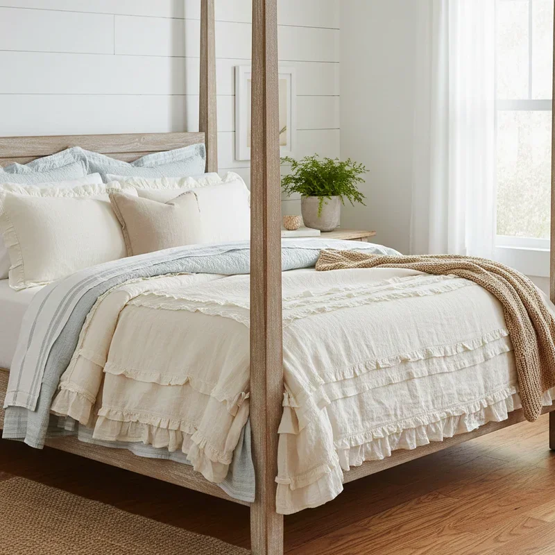 Farmhouse Bedding Ideas